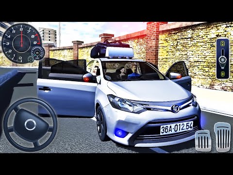 Car Simulator Vietnam 3D #8 - Toyota Vios City and Sea Road Driving - Android GamePlay