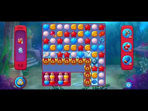 Fishdom Hard level 12017 no boosters フィッシュダム ハード