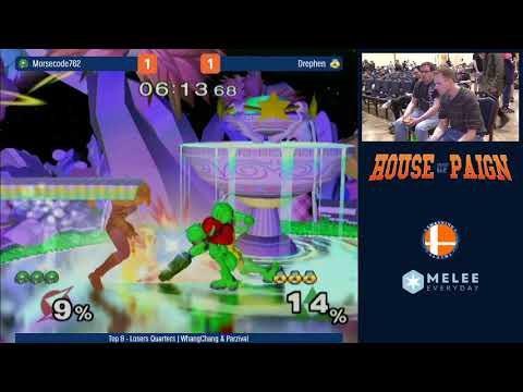House of Paign 22 - Morsecode762 (Samus) vs Drephen (Sheik) - Top 8 - Losers Quarters