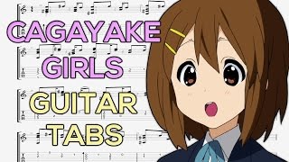 K-On - Cagayake Girls (Opening) Guitar Tutorial | Guitar Lesson + TABS
