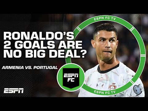 'NOT A BIG DEAL' 🗣️ Craig Burley NOT impressed by Cristiano Ronaldo's 2 goals vs. Armenia | ESPN FC