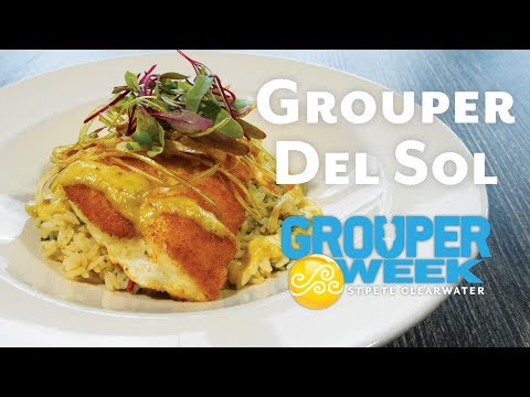 Cozinhando Garoupa Del Sol com Marina Cantina em Clearwater Beach