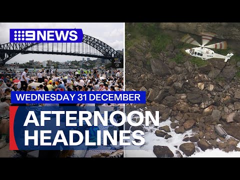 Tens of thousands of Aussies set up for fireworks; search for a Sydney boy | 9 News Australia