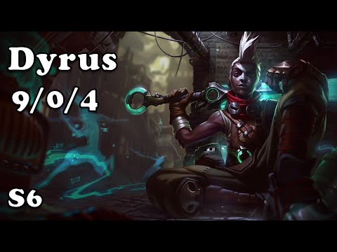 8: Dyrus Ekko Top VS Gangplank S6 League of legends Master Ranked