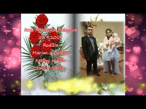 Krst Marienka 23 9 2017  dvd 1  Vtačkovce