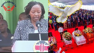 First lady Recho Ruto Consoles & Condoles with parents who lost their loved ones in Utumishi fire 