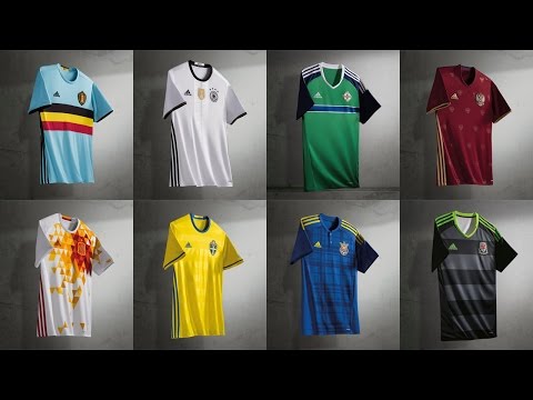 ALL ADIDAS EURO 2016 NATIONAL FOOTBALL KITS