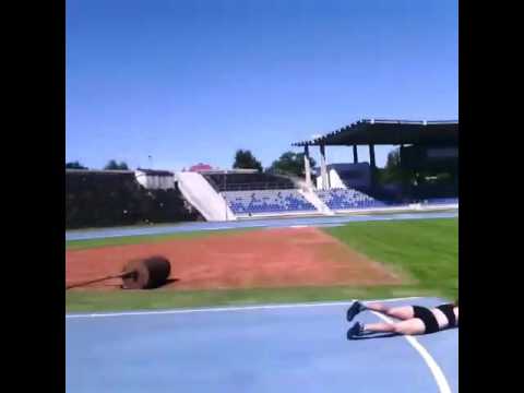 Javelin Throw Fail