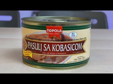 TOPOLA GOTOVA JELA - PASULJ SA KOBASICOM