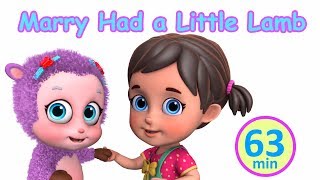 Mary Had a Little Lamb - Kids Songs - Kindergarten Nursery Rhymes Compilation from Jugnu Kids