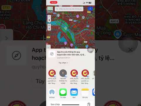 Cách đưa trang web Quyhoach24h.vn ra màn hình chính iPhone