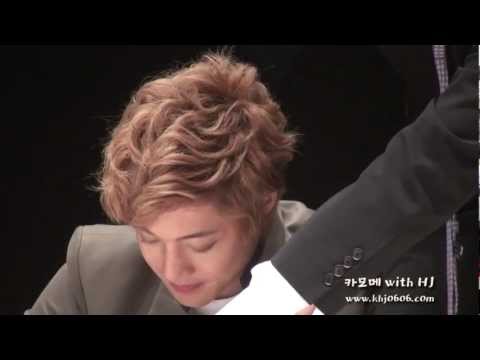 [fancam] Kim Hyun Joong 럭키가이 팬싸인회(인천, 20111021)2