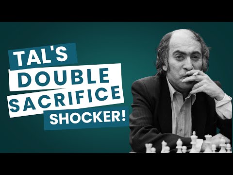 Tal's INSANE Double Sacrifice DESTROYS His Opponent | Mikhail Tal's Legendary 1957 Chess Brilliance