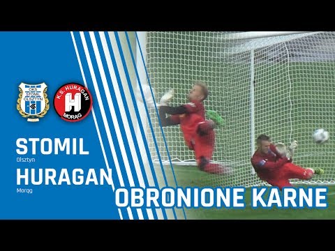 Obronione rzuty karne w meczu Stomil - Huragan Morąg