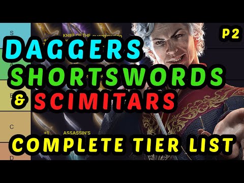 The BEST ROGUE WEAPONS in Baldur's Gate 3 - Honor Mode Tier List and Guide - Part 2