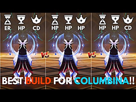 Best Build For Columbina! HP vs CD Circlet! Genshin impact