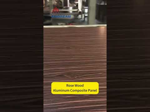 Rose Wood Aluminum Composite Panel Production Video