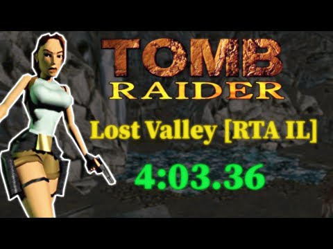 Tomb Raider (1996) Glitched Speedrun - Lost Valley 4:03.46 (Any%, RTA IL)