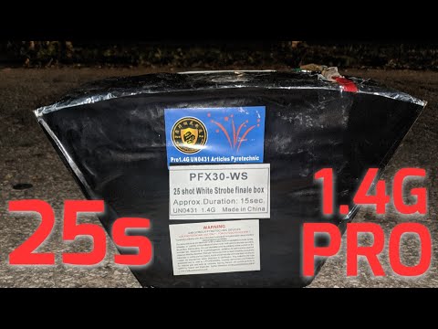 2️⃣5️⃣shot 500gram: White Strobe Fanned (Dominator Pro) *1.4 Professional Grade*