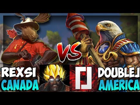 CANADA (Rexsi) VS. AMERICA (DoubleJ) THE ULTIMATE BATTLE! - SMITE