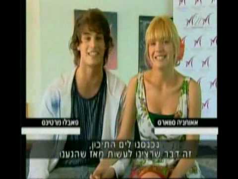 Eugenia y Pablo en Israeli TV !