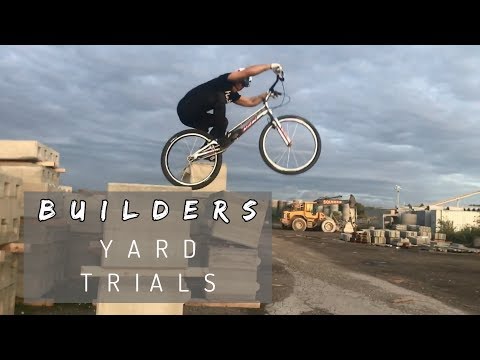 Bike Trials At Builders Yard
