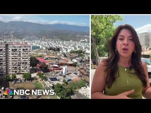 NBC News reporter in Venezuela says people she knows might be missing under rubble