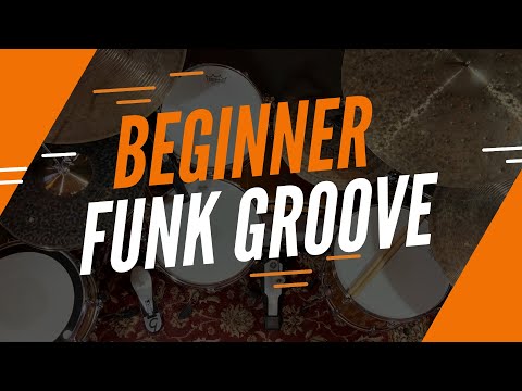 16th Note Beginner Funk Groove - Drum Lesson