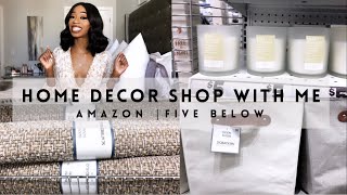 HOME DECOR HAUL SHOP WITH ME | AMAZON | FIVE BELOW | MAPIFUL REVIEW | 2021
