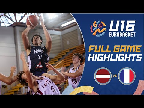 Quarter-Finals: Latvia 🇱🇻 vs France 🇫🇷 | Highlights | FIBA U16 EuroBasket 2024