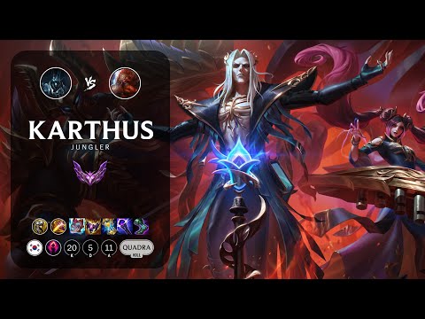 Karthus Jungle vs Gragas - KR Master Patch 13.5