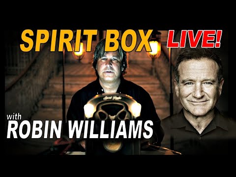 Robin Willams Spirit Talks On A Spirit Box #paranormal #robinwillams #spiritbox