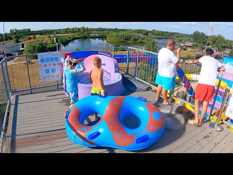 Super Banana Water Slide at Kisvárda AquaCinema