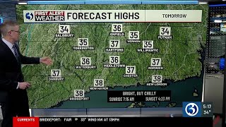 FORECAST: Bright, briefly colder Friday