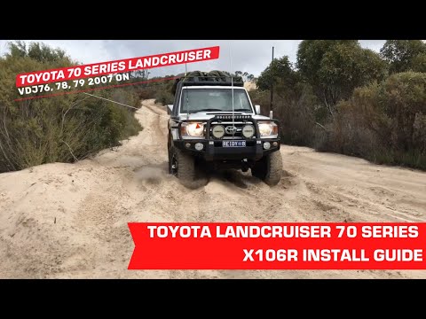 Toyota Landcruiser 70 Series Ryco X106R Installation Guide