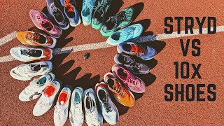 Stryd Footpod VS 10 Pairs of Shoes
