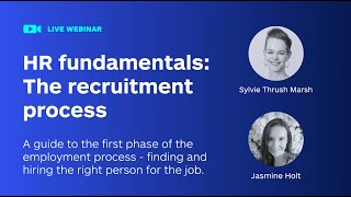 HR fundamentals: The recruitment process
