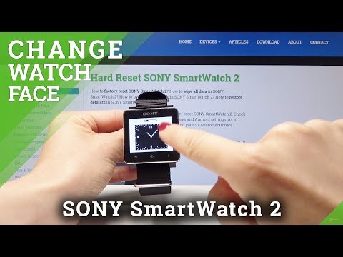 How to Change Watch Face in SONY SmartWatch2 - Refresh Display