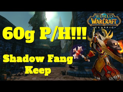Wow Classic Gold Farm | 60g+ P/H!!!! | Shadowfang Keep 1 pull | Revisited | Roly The Holy Paladin