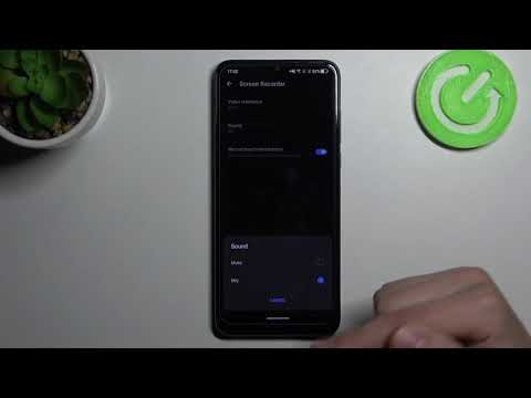 How to Change Screen Recorder Sound Settings in Alcatel 1S 2021?
