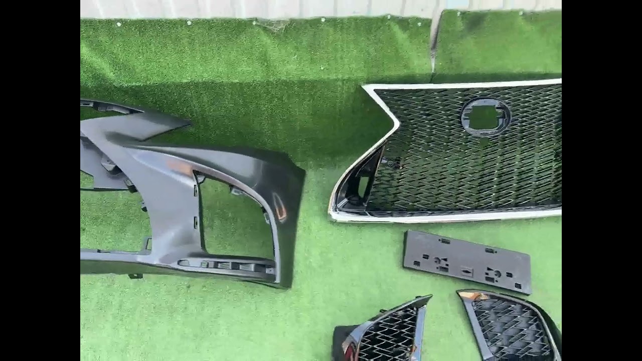 Lexus LS 2007-2017 гг. Передний бампер (2007-2013 F-Sport) Video 1