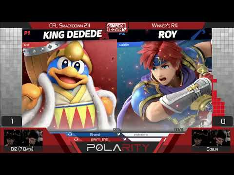 CFL Smackdown Ultimate 211 - DiZ (King Dedede) vs Goblin (Roy) - Winners R4