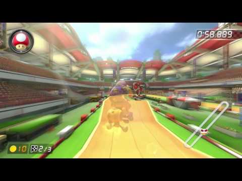 Excitebike Arena [150cc] - 1:45.257 - 1iq Player (Mario Kart 8 Deluxe World Record)