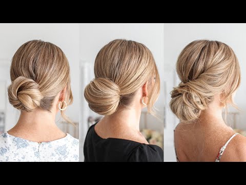 Hairstyle Tutorial - 3 Universally-Flattering Low Buns
