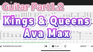 ?TAB?Kings & Queens/ Ava Max ???????????????Guitar tutorial