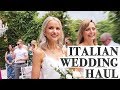 WHAT I WORE for a weekend WEDDING in Italy - Personal Vlog
