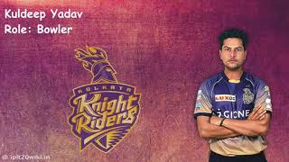 IPL 2018 Kolkata Knight Riders (KKR) Squad / Roster : Player Details
