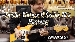 Video thumbnail for New Fender Vintera II Series 1970's Mustang | Guitar of the Day by Normans Rare Guitars
