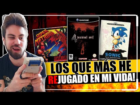 Los Juegos que MÁS VECES HE REJUGADO en toda mi vida! Este vídeo te hará pensar QUE ESTOY ENFERMO...