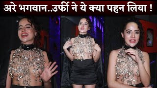 Fashion! Urfi Javed New Black Stylish Dress Will Shock To You